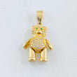 Pendant Articulated Bear 4.8gr / 3cm / 18K Gold