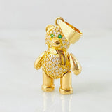 Pendant Articulated Bear 4.8gr / 3cm / 18K Gold