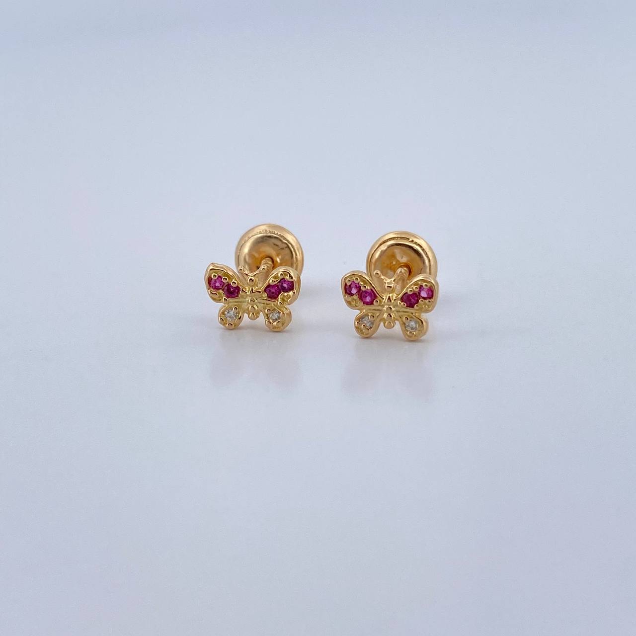 Stud Earrings 0.95gr / 18K Gold &
