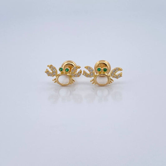 Stud Earrings 1.15gr / 18K Gold &