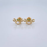 Stud Earrings 1.1gr / 18K Gold &