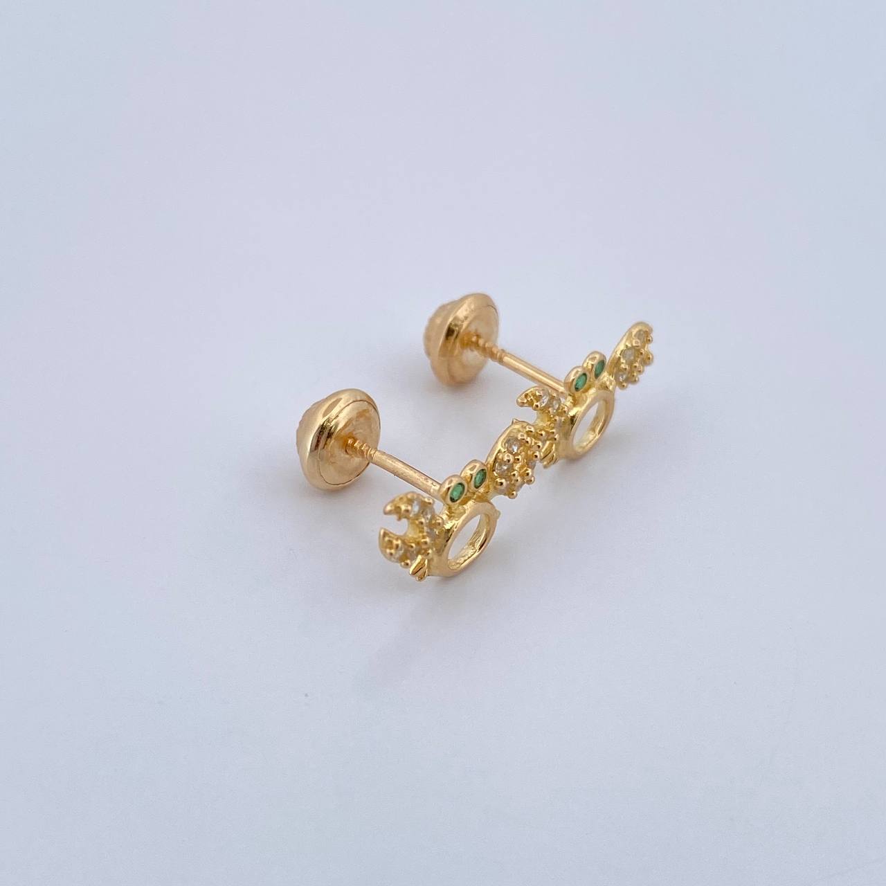 Stud Earrings 1.1gr / 18K Gold &