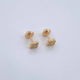 Stud Earrings 1.1gr / 18K Gold &