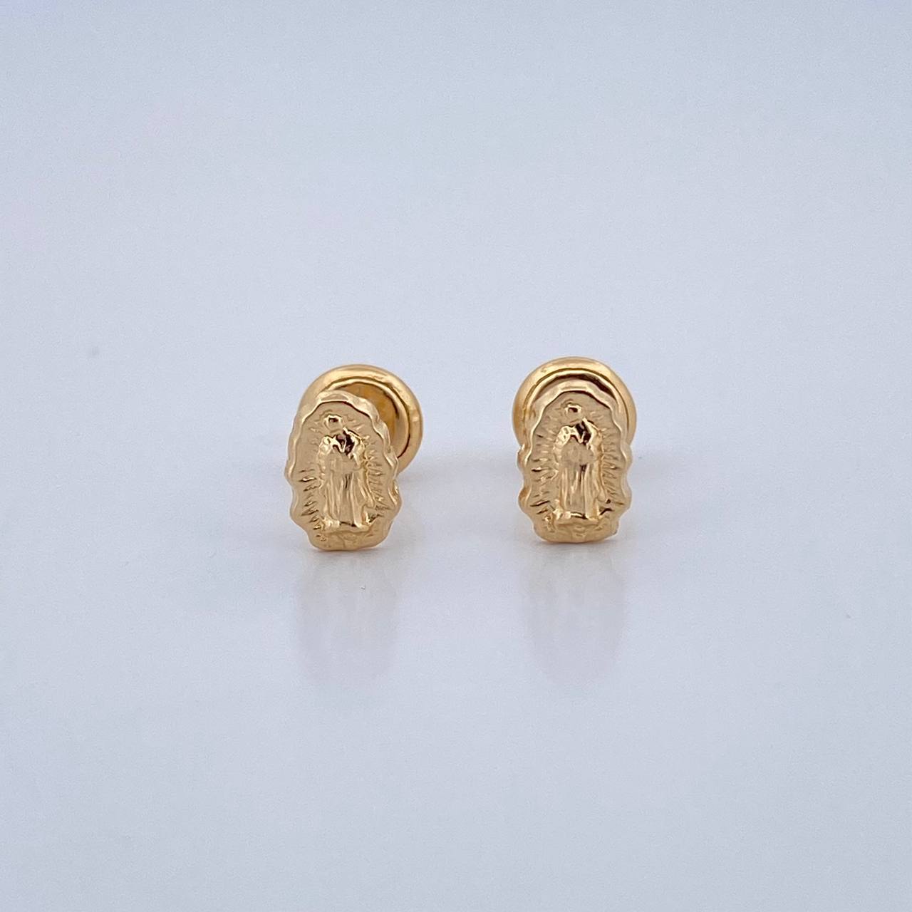 Topos Virgen De Guadalupe 0.65gr / 7.3mm Oro Amarillo 18K %