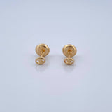 GC Stud Earrings 0.45gr / 3.45mm 18K Yellow Gold %