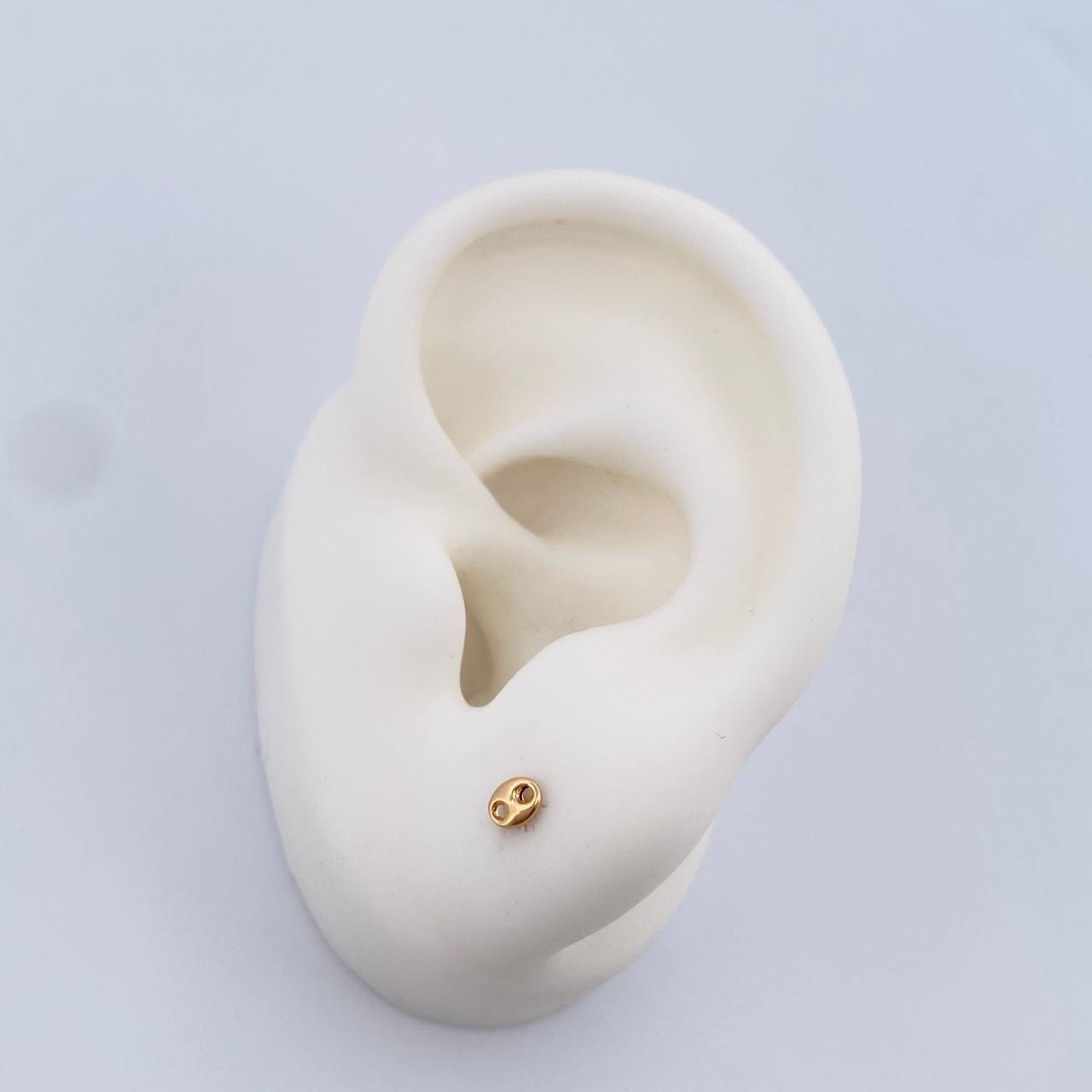 GC Stud Earrings 0.45gr / 3.45mm 18K Yellow Gold %