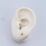 GC Stud Earrings 0.45gr / 3.45mm 18K Yellow Gold %