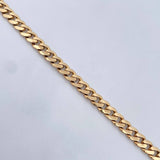Cuban Links Bracelet 9.05gr / 20.2cm / 6mm 18K Yellow Gold &