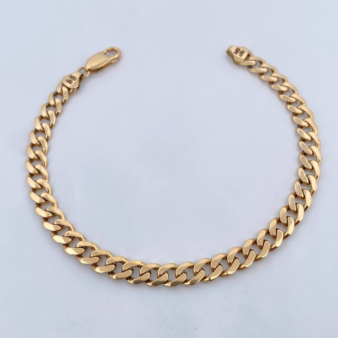 Cuban Links Bracelet 8.65gr / 20.4cm / 6mm 18K Yellow Gold &