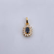 Dije Halo 1.3gr / 1.8cm / Circones Blancos Negro Oro Amarillo 18K $
