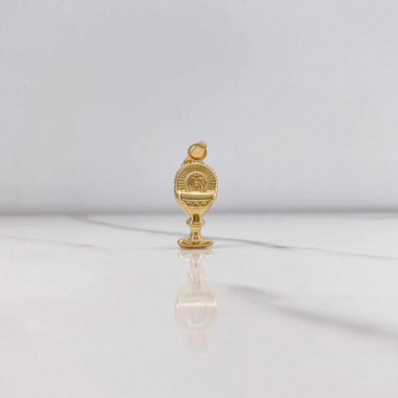 Pendant Chalice 1.1gr / 2.8cm / Stamped 18K Yellow Gold #