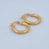 Jass Hoop Earrings 1.3gr / 3/4 in / 18K Gold $