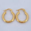 Jass Hoop Earrings 1.3gr / 3/4 in / 18K Gold $