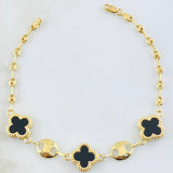 Bracelet GC Black Clover 6.1gr / 7.3in / 18K Yellow Gold Nac.Esp. ©