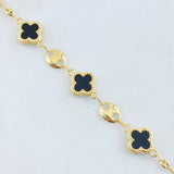 Bracelet GC Black Clover 6.1gr / 7.3in / 18K Yellow Gold Nac.Esp. ©