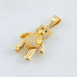 Pendant Articulated Bear 4.9gr / 1.2in / 18K Gold