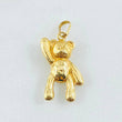 Pendant Bear Hand Up 0.75gr / 1.0in / 18K Gold ©