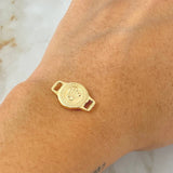 Charm Circle Crown 1gr / 3/4 in / 18K Gold