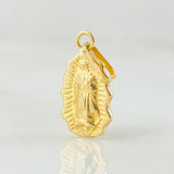 Dije Virgen Guadalupe 0.55gr / 3/4 in / Oro Amarillo 18K *