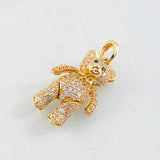 Pendant Articulated Bear 4.05gr / 1.0in / 18K Gold