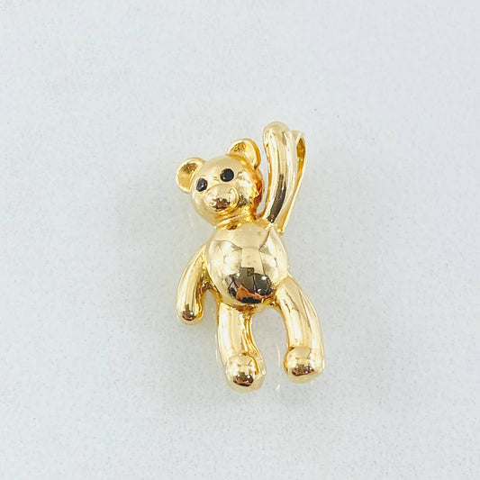 Dije Oso Manito Arriba 2.65gr / 2cm / Oro Amarillo 18K *