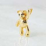 Dije Oso Manito Arriba 2.65gr / 2cm / Oro Amarillo 18K *