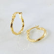 Kari Hoop Earrings 0.9gr / 1/2 in / 18K Gold