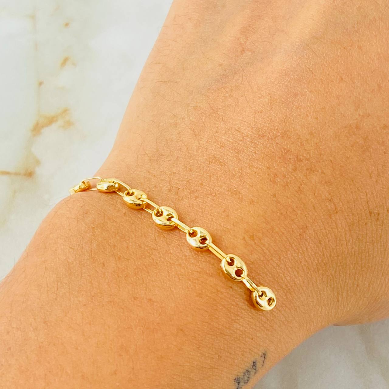 Charm Scrap GC 0.7gr / 2.2in / 18K Gold