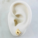 Topos Caballo 0.85gr / 9.7mm Oro Amarillo 18K