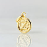 Dije Letra Z 0.35gr / 1/2 in / Oro Amarillo 18K
