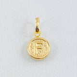 Pendant Letter F 0.35gr / 0.5in / 18K Gold