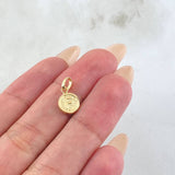 Pendant Letter F 0.35gr / 0.5in / 18K Gold
