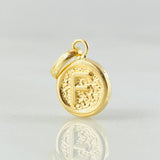Pendant Letter F 0.35gr / 0.5in / 18K Gold