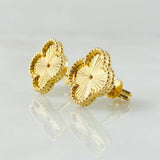 Topos Trebol Dorado 5.05gr / 1.4cm / Oro Amarillo Nac.Esp. 18K ©