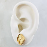 Topos Trebol Dorado 5.05gr / 1.4cm / Oro Amarillo Nac.Esp. 18K ©