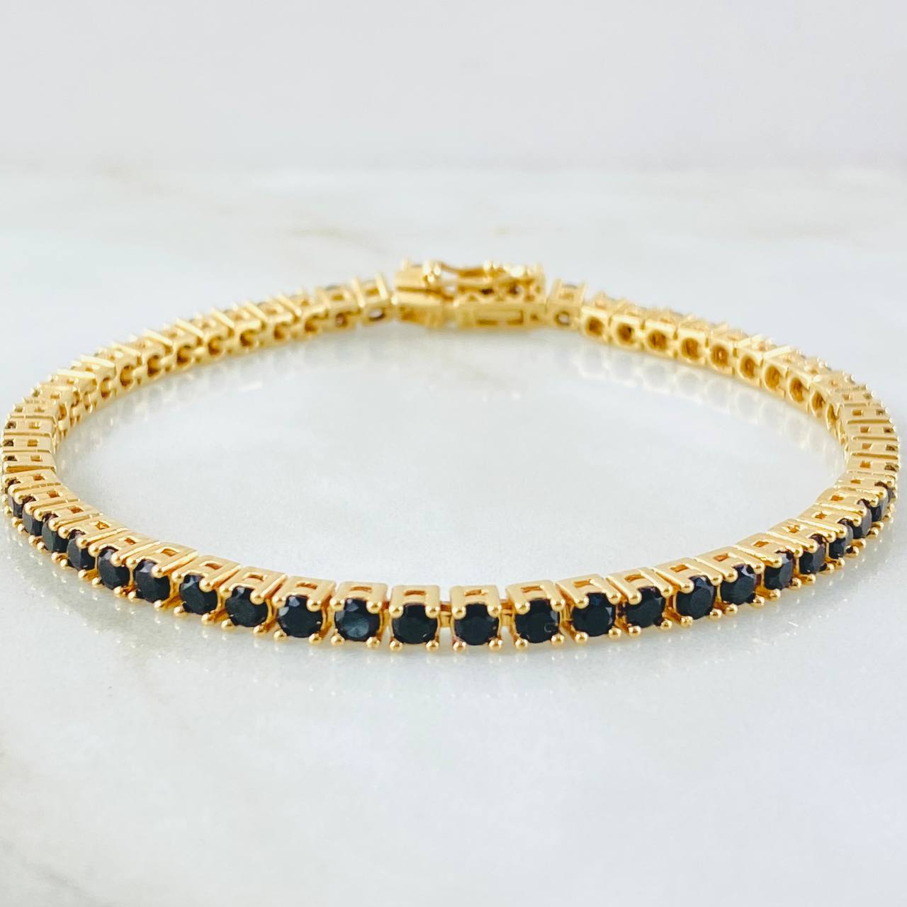 Tennis Bracelet 18.7gr / 8.1in / 18K Yellow Gold +0$