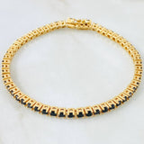 Tennis Bracelet 18.7gr / 8.1in / 18K Yellow Gold +0$