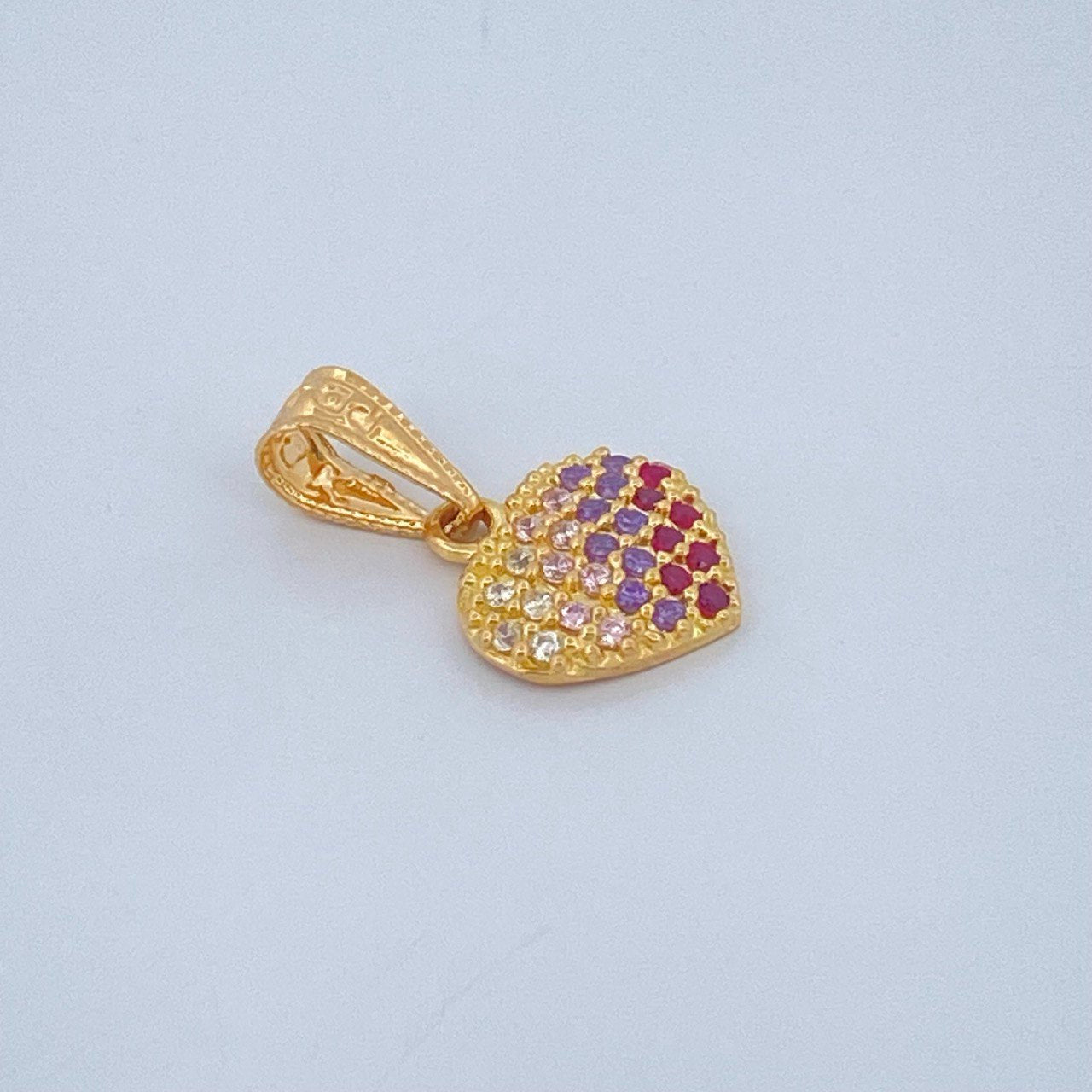 Dije Corazon 0.7gr / 1/2 in / Oro Amarillo 18K &