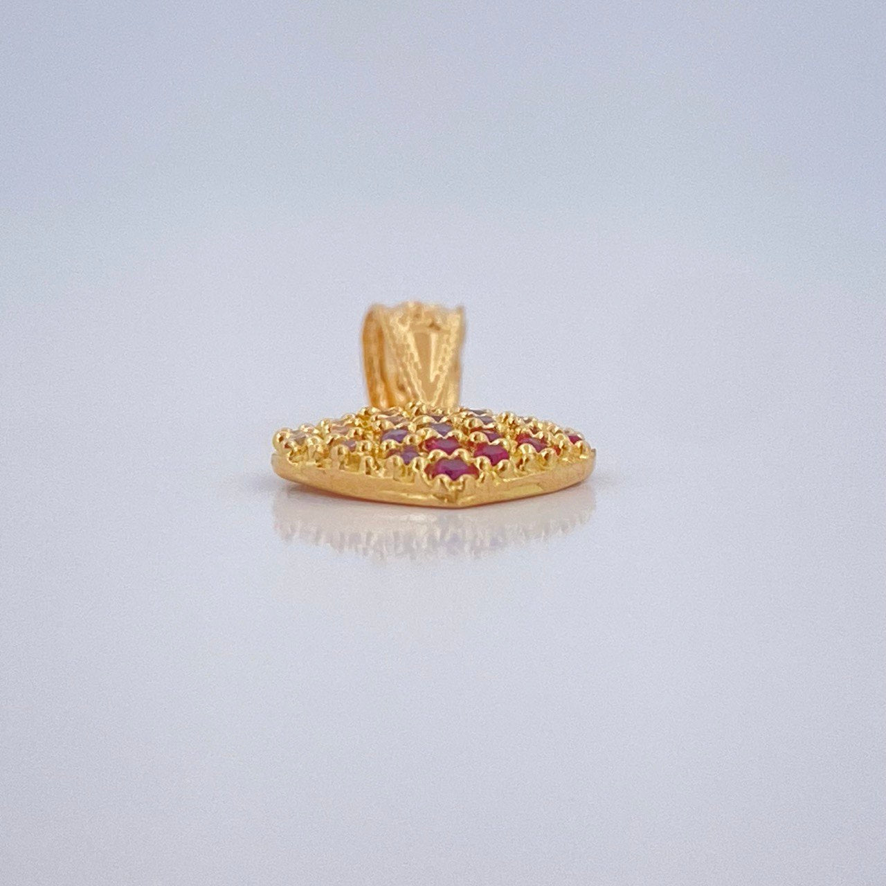Dije Corazon 0.7gr / 1/2 in / Oro Amarillo 18K &