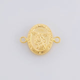 Herraje San Miguel Arcangel 0.85g / 3/4 in Oro Amarillo 18K