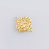 Herraje San Miguel Arcangel 0.85g / 3/4 in Oro Amarillo 18K