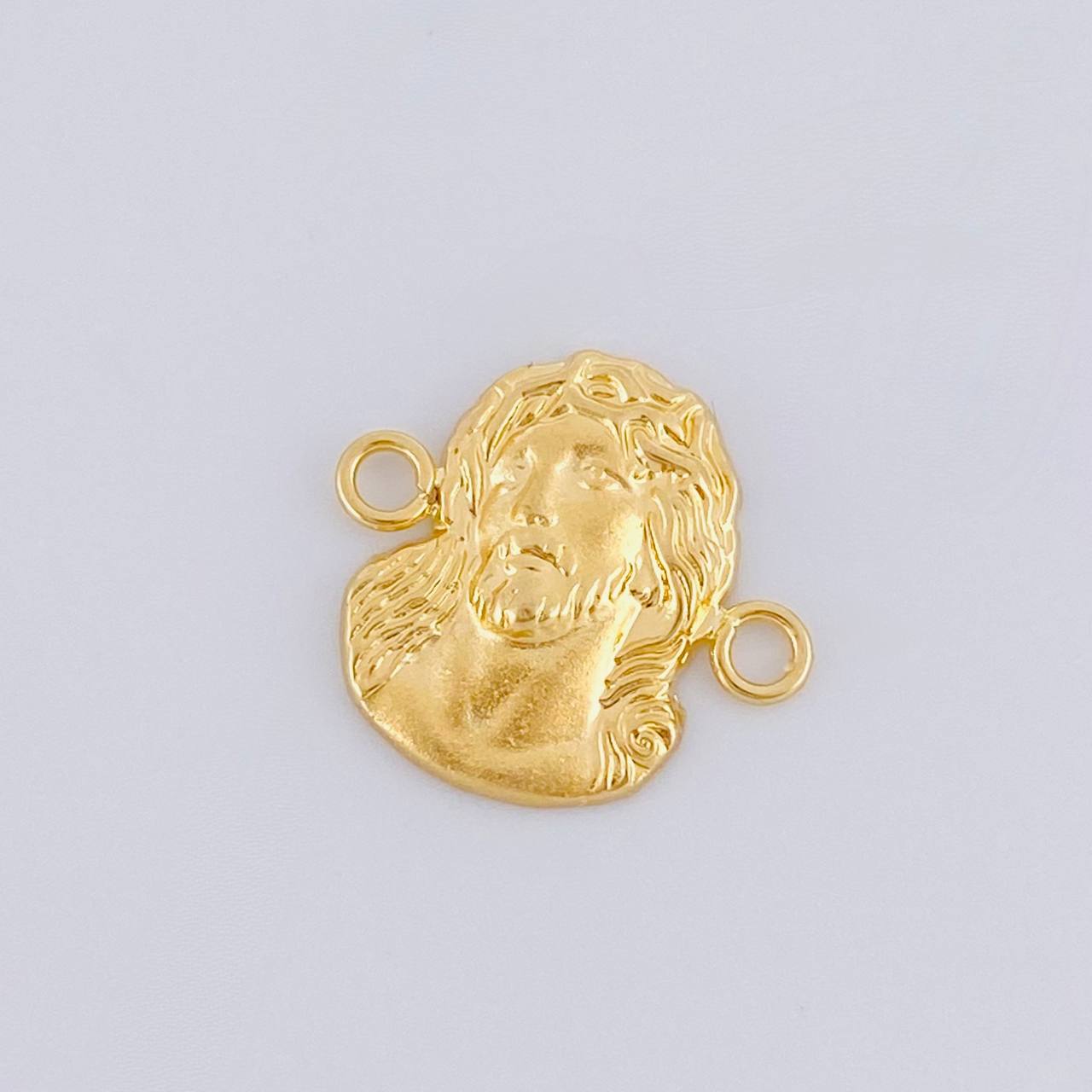 Herraje Rostro de Cristo 0.8g / 3/4 in Oro Amarillo 18K