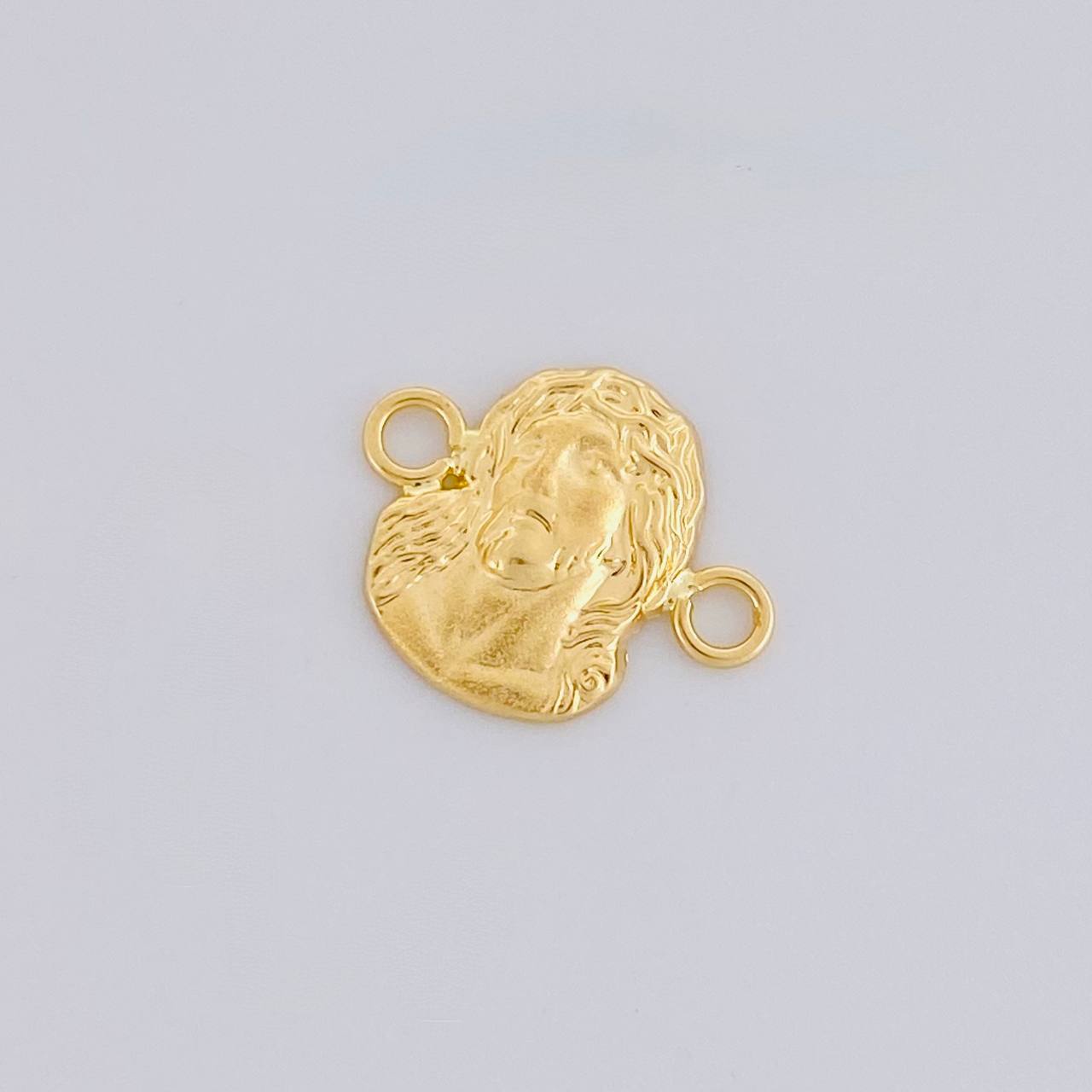 Herraje Rostro de Cristo 0.5g / 1/2 in Oro Amarillo 18K