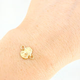 Herraje Rostro de Cristo 0.35g / 1/2 in Oro Amarillo 18K
