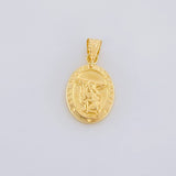 Dije San Miguel Arcangel 0.65g / 3/4 in Oro Amarillo 18K