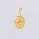 Dije San Miguel Arcangel 0.65g / 3/4 in Oro Amarillo 18K