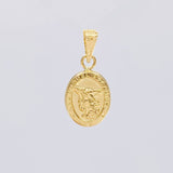 Dije San Miguel Arcangel 0.55g / 3/4 in Oro Amarillo 18K