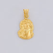 Pendant Face of Christ 0.85g / 1 in 18K Yellow Gold