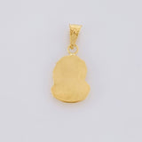 Pendant Face of Christ 0.35g / 1/2 in Yellow Gold 18K