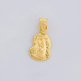 Pendant Face of Christ 0.35g / 1/2 in Yellow Gold 18K